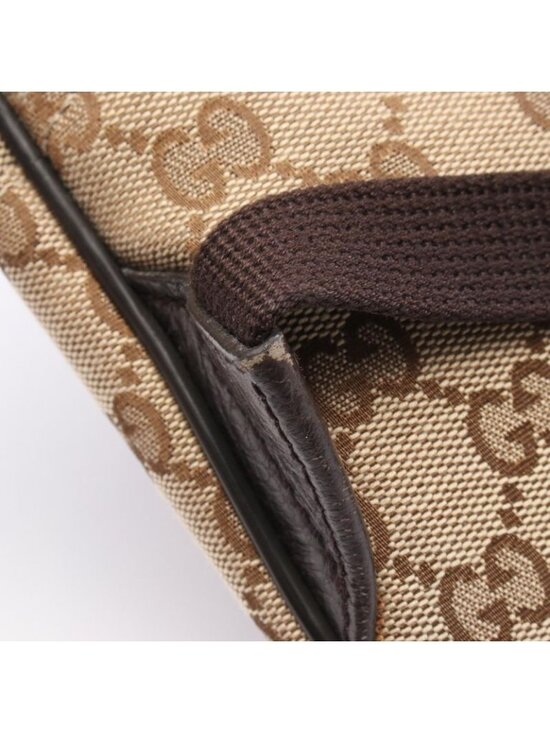 Gucci Backpack GG Canvas Beige Dark Brown main image 8